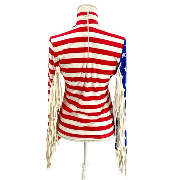 Hobby Horse Clothing Tops Western Suede Fringe Show Blouse By Hobby
